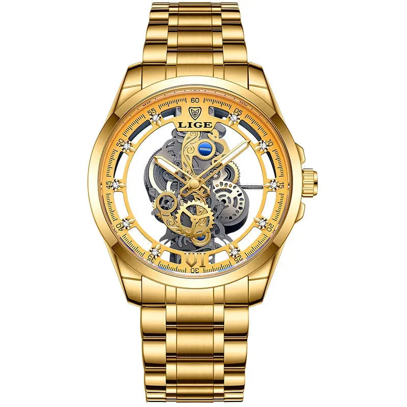 Men's Hollow Waterproof Quartz Watch - Bellarte Enchanté Men's Hollow Waterproof Quartz Watch